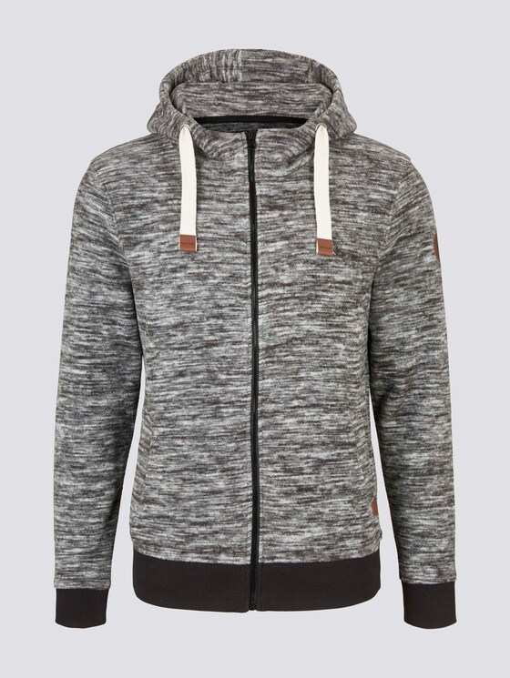 Weiche Fleecejacke mit Kapuze - Männer - Sky Captain Blue Weiche Fleecejacke mit Kapuze - Männer - Sky Captain Blue - 7 - TOM TAILOR