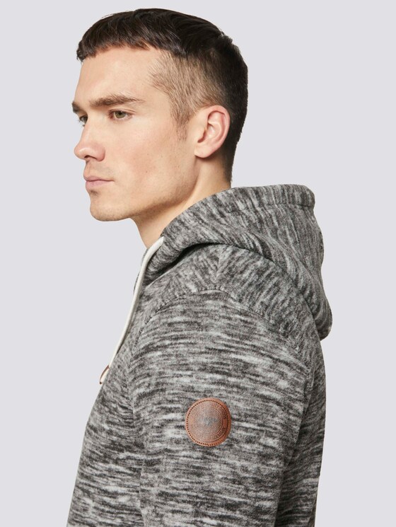 Weiche Fleecejacke mit Kapuze - Männer - Sky Captain Blue Weiche Fleecejacke mit Kapuze - Männer - Sky Captain Blue - 9 - TOM TAILOR