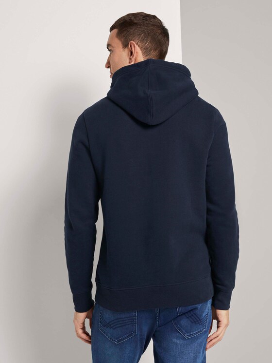 Hoodie mit Print - Männer - Sky Captain Blue Hoodie mit Print - Männer - Sky Captain Blue - 2 - TOM TAILOR