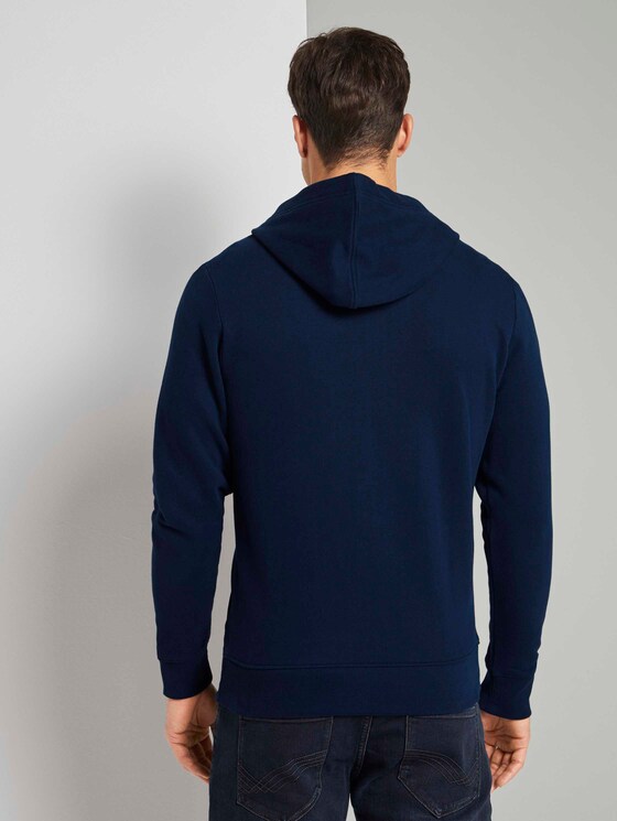 Sweatjacke mit Print - Männer - Sky Captain Blue Sweatjacke mit Print - Männer - Sky Captain Blue - 2 - TOM TAILOR