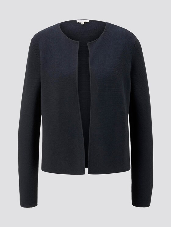 Kurzer Strick-Cardigan - Frauen - Sky Captain Blue Kurzer Strick-Cardigan - Frauen - Sky Captain Blue - 7 - TOM TAILOR