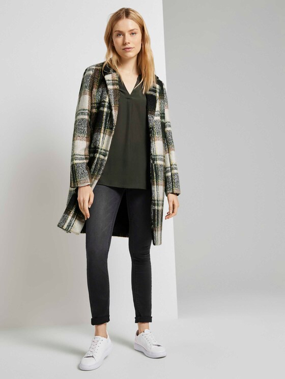 Bluse mit Rüschendetail - Frauen - Dark Rosin Green Bluse mit Rüschendetail - Frauen - Dark Rosin Green - 3 - TOM TAILOR