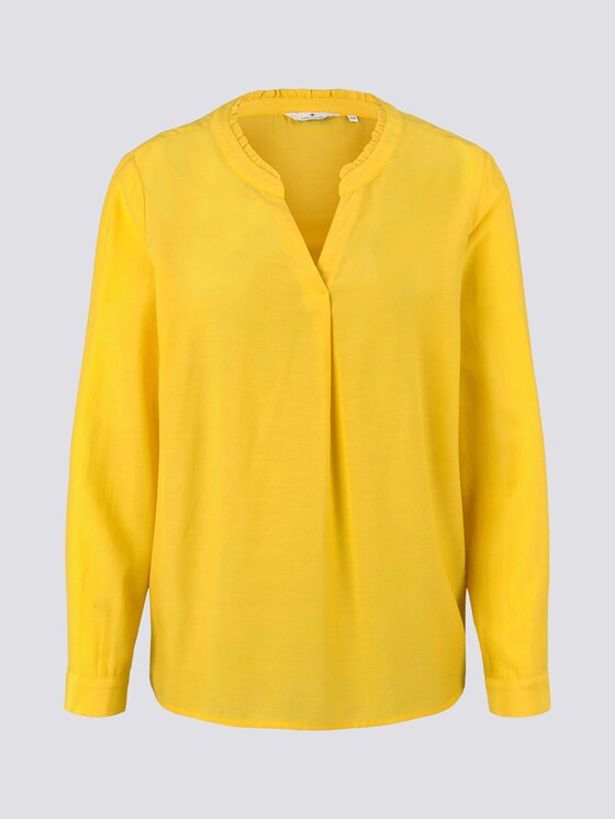 Bluse mit Rüschendetail - Frauen - california sand yellow Bluse mit Rüschendetail - Frauen - california sand yellow - 7 - TOM TAILOR