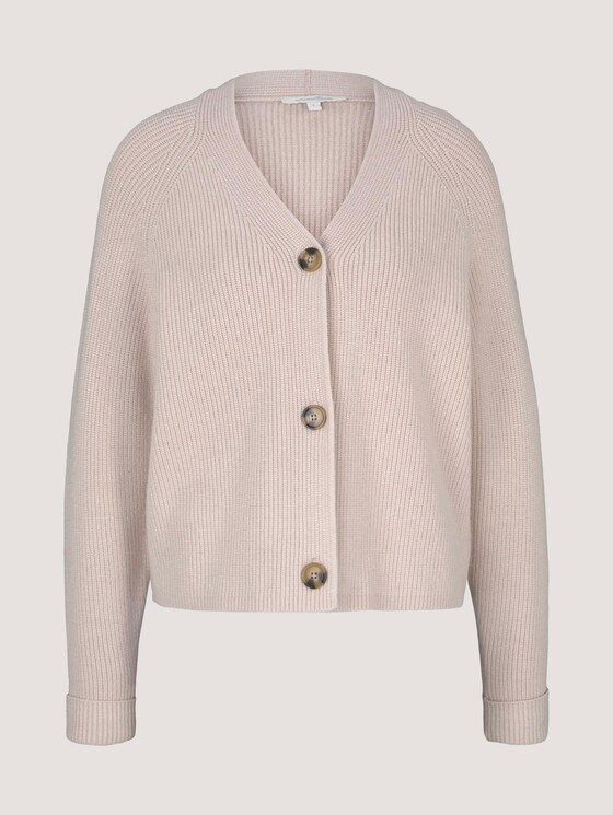 Vest met V-hals - Vrouwen - soft beige Vest met V-hals - Vrouwen - soft beige - 7 - TOM TAILOR Denim