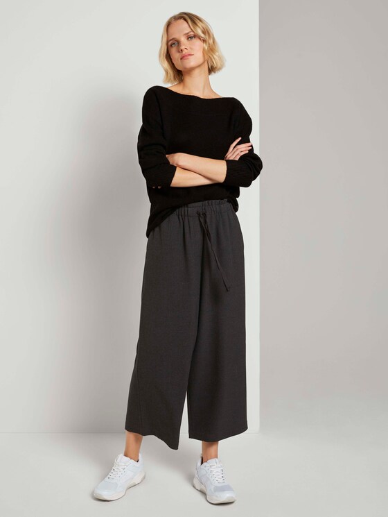 Off schouder gebreide trui - Vrouwen - Deep Black Off schouder gebreide trui - Vrouwen - Deep Black - 3 - TOM TAILOR Denim