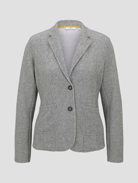 Jersey Blazer - Frauen - Silver Grey Melange Jersey Blazer - Frauen - Silver Grey Melange - 7 - TOM TAILOR
