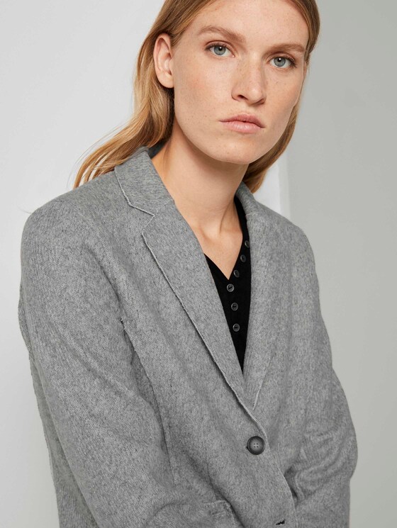 Jersey Blazer - Frauen - Silver Grey Melange Jersey Blazer - Frauen - Silver Grey Melange - 9 - TOM TAILOR