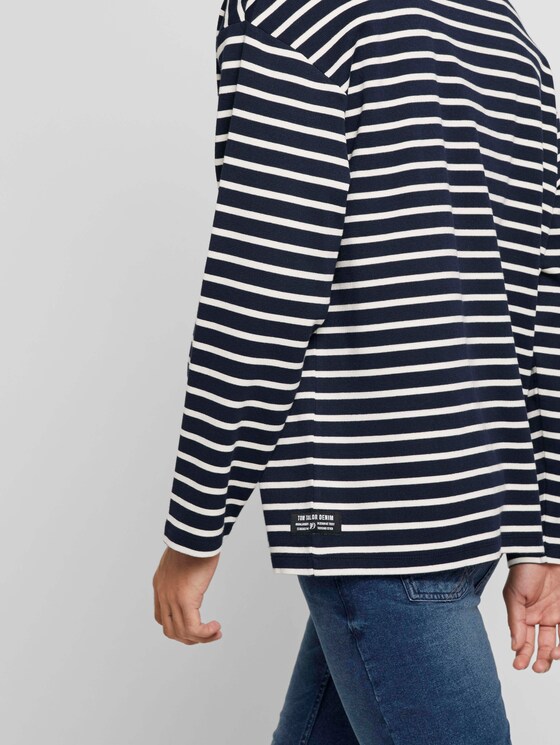 Gestreiftes Langarmshirt - Männer - navy white yd stripe Gestreiftes Langarmshirt - Männer - navy white yd stripe - 10 - TOM TAILOR Denim