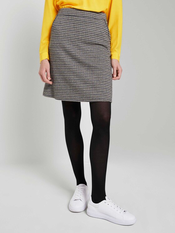 Karierter Minirock - Frauen - beige brown check Karierter Minirock - Frauen - beige brown check - 1 - TOM TAILOR