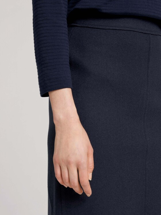 Mottled skirt - Women - Sky Captain Blue Mottled skirt - Women - Sky Captain Blue - 10 - TOM TAILOR