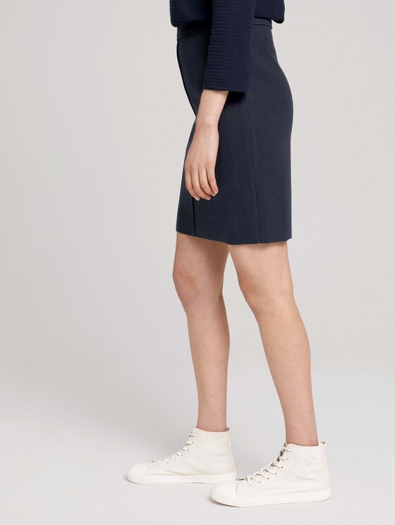 Mottled skirt - Women - Sky Captain Blue Mottled skirt - Women - Sky Captain Blue - 11 - TOM TAILOR
