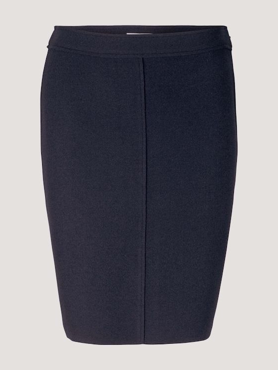 Mottled skirt - Women - Sky Captain Blue Mottled skirt - Women - Sky Captain Blue - 7 - TOM TAILOR