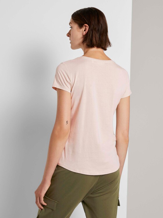 Embroidered T-shirt - Women - soft beige Embroidered T-shirt - Women - soft beige - 2 - TOM TAILOR Denim