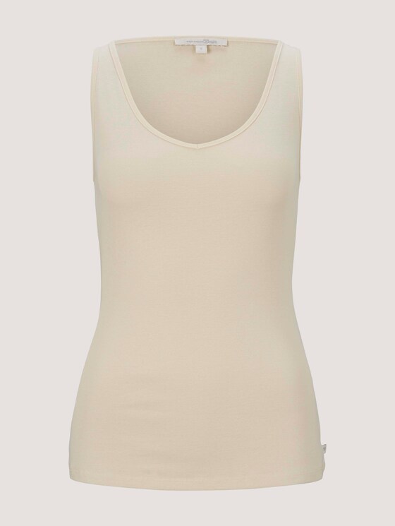 Basic Top - Frauen - soft creme beige Basic Top - Frauen - soft creme beige - 7 - TOM TAILOR Denim