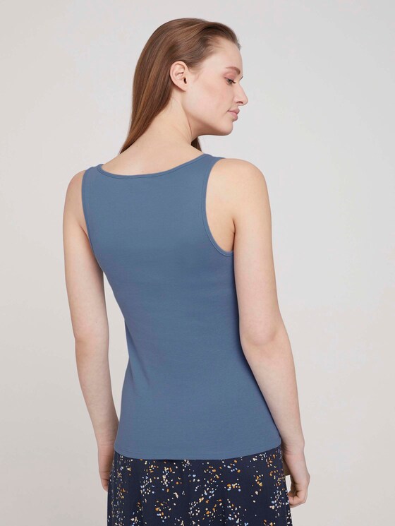 Basic Top - Frauen - soft mid blue Basic Top - Frauen - soft mid blue - 2 - TOM TAILOR Denim