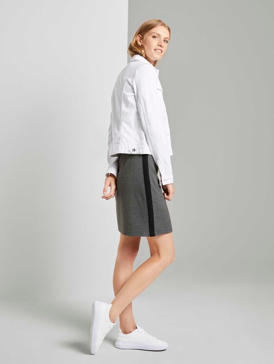 Etuikleid mit Fischgrätmuster - Frauen - dark grey herringbone Etuikleid mit Fischgrätmuster - Frauen - dark grey herringbone - 3 - TOM TAILOR