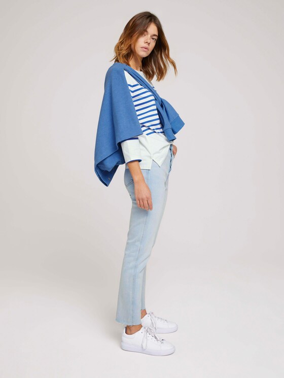 gestreiftes Langarmshirt - Frauen - horizontal blue white stripe gestreiftes Langarmshirt - Frauen - horizontal blue white stripe - 3 - TOM TAILOR Denim