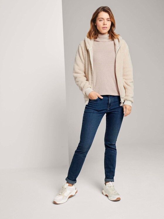 Meliertes Rollkragenshirt - Frauen - cozy beige melange Meliertes Rollkragenshirt - Frauen - cozy beige melange - 3 - TOM TAILOR Denim