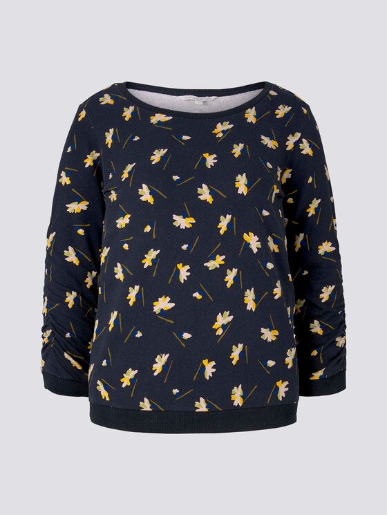 Sweatshirt mit Blumen-Print - Frauen - navy flower alloverprint Sweatshirt mit Blumen-Print - Frauen - navy flower alloverprint - 7 - TOM TAILOR Denim