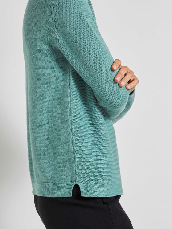 Strukturierter Pullover - Frauen - Salvia Strukturierter Pullover - Frauen - Salvia - 10 - TOM TAILOR