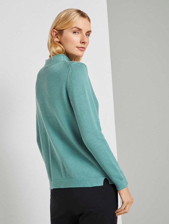 Strukturierter Pullover - Frauen - Salvia Strukturierter Pullover - Frauen - Salvia - 2 - TOM TAILOR