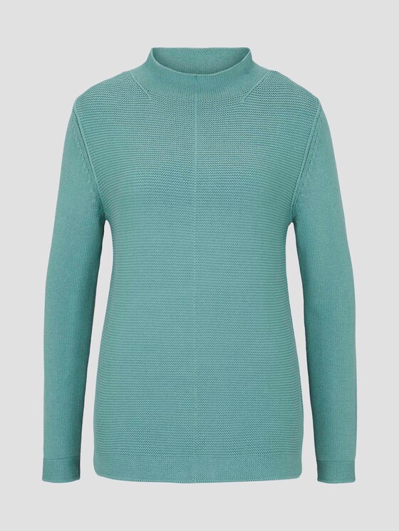 Strukturierter Pullover - Frauen - Salvia Strukturierter Pullover - Frauen - Salvia - 7 - TOM TAILOR