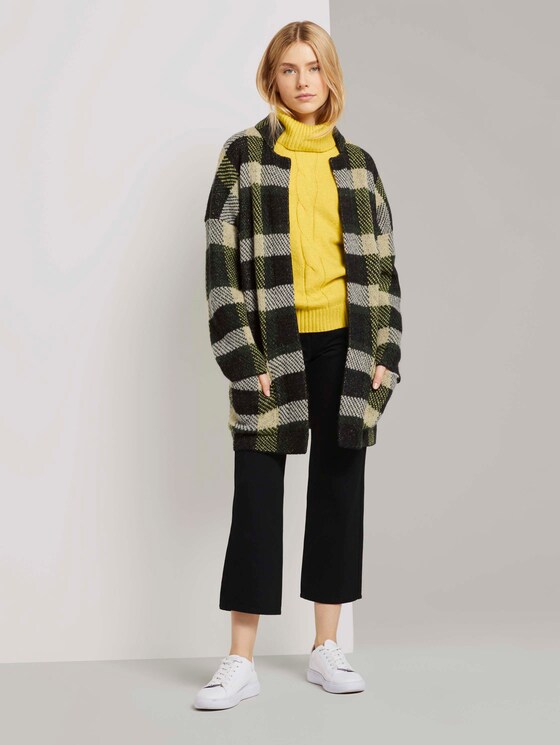Rollkragenpullover mit Zopfmuster - Frauen - california sand melange Rollkragenpullover mit Zopfmuster - Frauen - california sand melange - 3 - TOM TAILOR