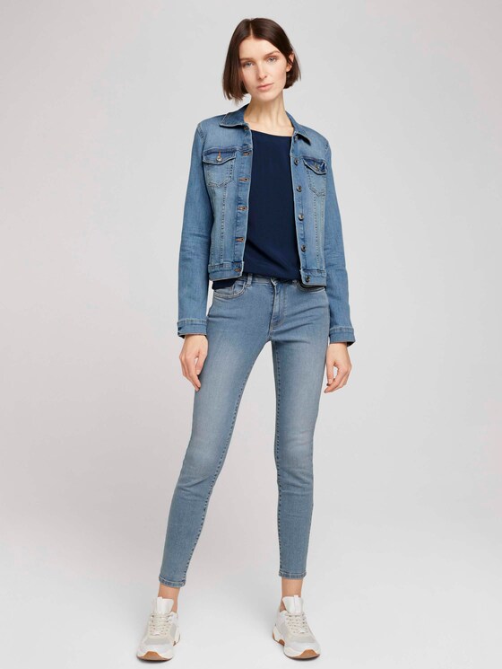 Losse blouse met knoopsluiting - Vrouwen - Real Navy Blue Losse blouse met knoopsluiting - Vrouwen - Real Navy Blue - 3 - TOM TAILOR Denim