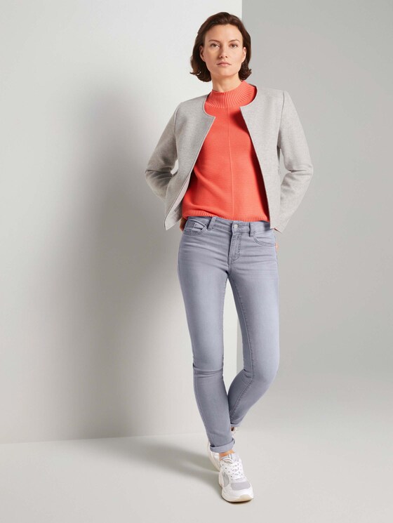 Strickpullover mit Ottoman Struktur - Frauen - strong peach tone Strickpullover mit Ottoman Struktur - Frauen - strong peach tone - 3 - TOM TAILOR