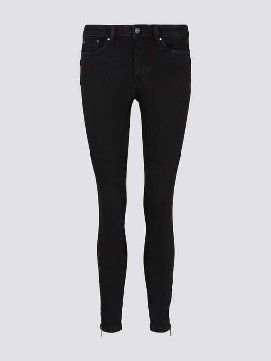 Jona Extra Skinny Jeans mit Reißverschlussdetail - Frauen - used dark stone black denim Jona Extra Skinny Jeans mit Reißverschlussdetail - Frauen - used dark stone black denim - 7 - TOM TAILOR Denim