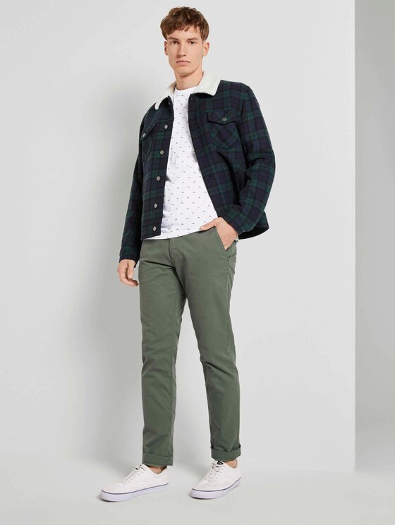 Gemustertes T-Shirt - Männer - white triangle stripe print Gemustertes T-Shirt - Männer - white triangle stripe print - 3 - TOM TAILOR Denim