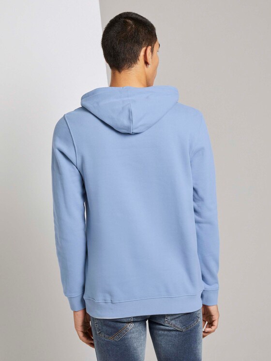 Hoodie met print - Mannen - Light Blue Indigo Hoodie met print - Mannen - Light Blue Indigo - 2 - TOM TAILOR Denim