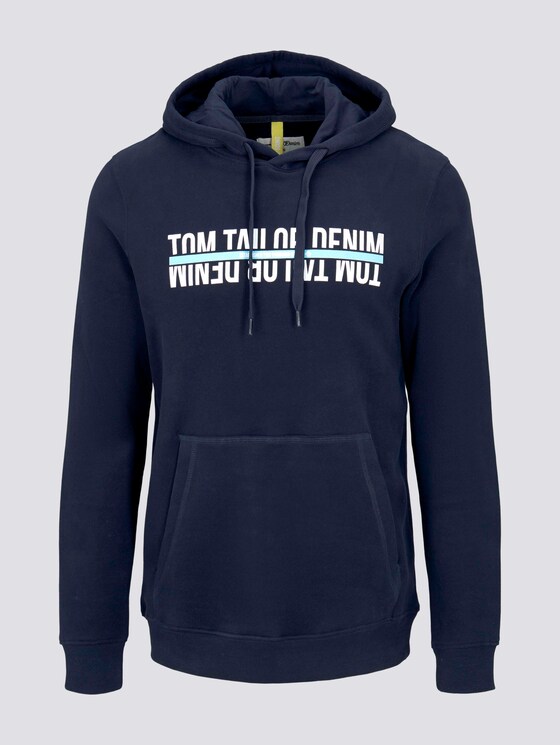 Hoodie mit Print - Männer - Sky Captain Blue Hoodie mit Print - Männer - Sky Captain Blue - 7 - TOM TAILOR Denim
