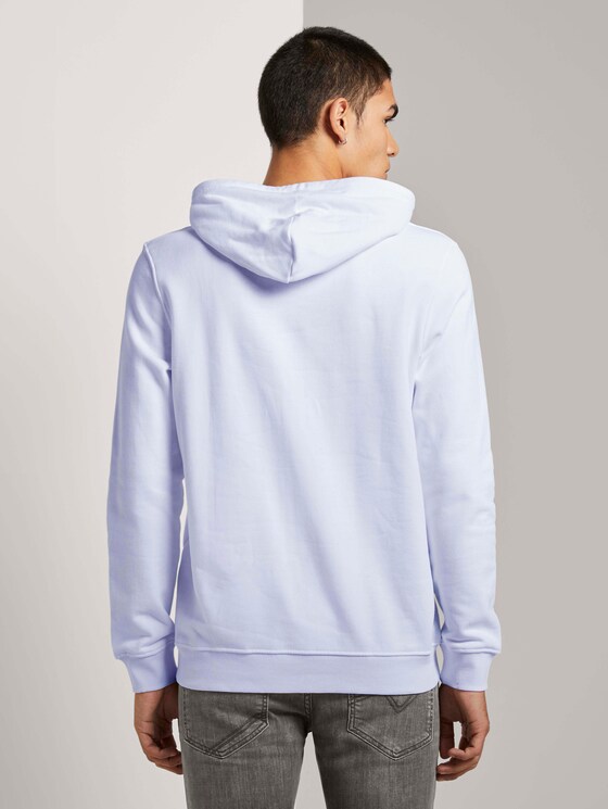 Hoodie met print - Mannen - White Hoodie met print - Mannen - White - 2 - TOM TAILOR Denim