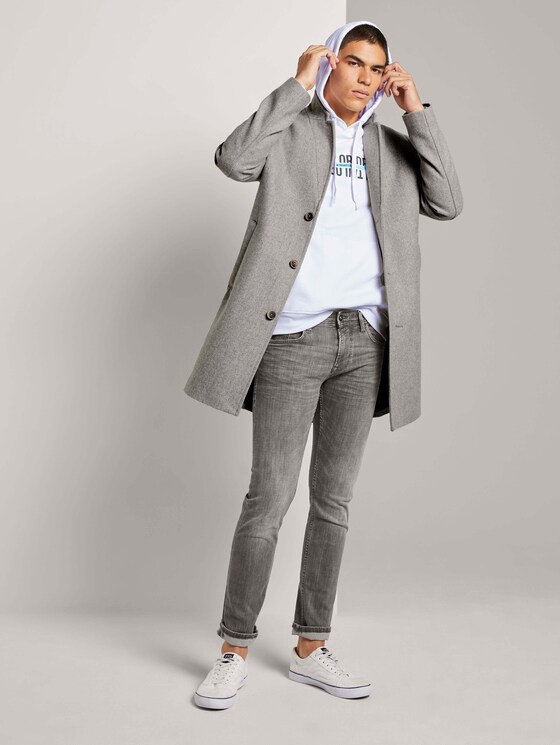 Hoodie met print - Mannen - White Hoodie met print - Mannen - White - 3 - TOM TAILOR Denim