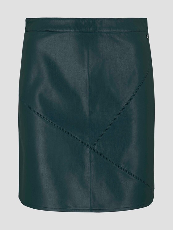 Minirock aus Kunstleder - Frauen - Deep Green Lake Minirock aus Kunstleder - Frauen - Deep Green Lake - 7 - TOM TAILOR Denim