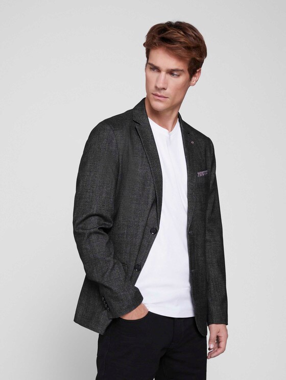 Strukturiertes Sakko - Männer - dark grey structure Strukturiertes Sakko - Männer - dark grey structure - 5 - TOM TAILOR