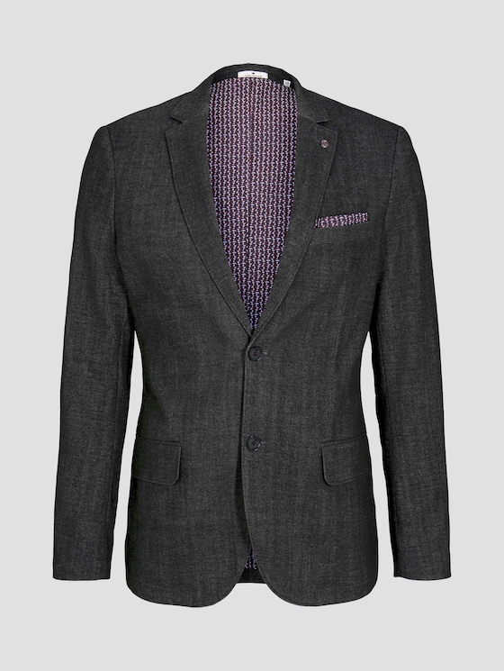 Strukturiertes Sakko - Männer - dark grey structure Strukturiertes Sakko - Männer - dark grey structure - 7 - TOM TAILOR