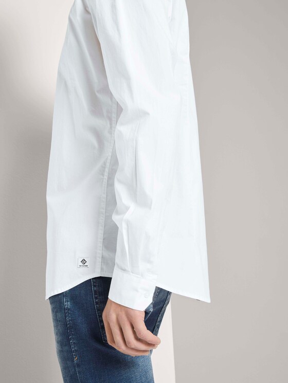 Slim stretch overhemd - Mannen - White Slim stretch overhemd - Mannen - White - 10 - TOM TAILOR Denim