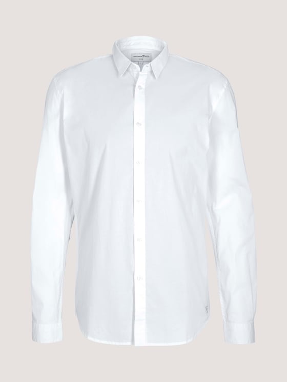 Slim stretch overhemd - Mannen - White Slim stretch overhemd - Mannen - White - 7 - TOM TAILOR Denim
