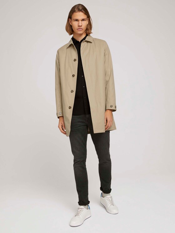 Slim Stretch Hemd - Männer - Black Slim Stretch Hemd - Männer - Black - 3 - TOM TAILOR Denim