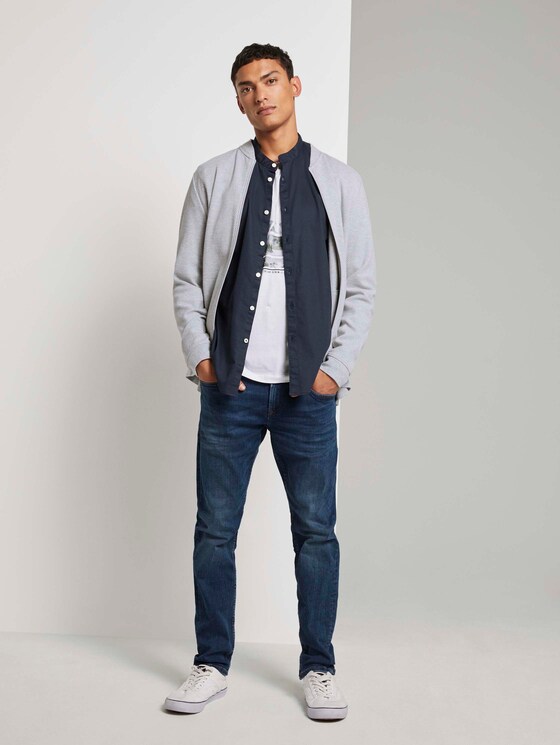 Feines Stehkragenhemd - Männer - Sky Captain Blue Feines Stehkragenhemd - Männer - Sky Captain Blue - 3 - TOM TAILOR Denim