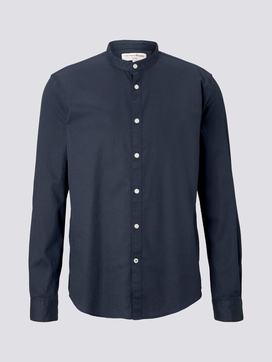 Feines Stehkragenhemd - Männer - Sky Captain Blue Feines Stehkragenhemd - Männer - Sky Captain Blue - 7 - TOM TAILOR Denim