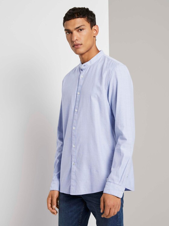 Feines Stehkragenhemd - Männer - Blue Younder Feines Stehkragenhemd - Männer - Blue Younder - 1 - TOM TAILOR Denim