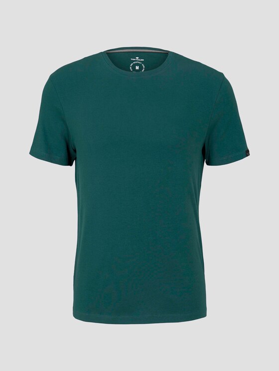 Basic T-Shirt - Männer - Stroke Green Basic T-Shirt - Männer - Stroke Green - 7 - TOM TAILOR