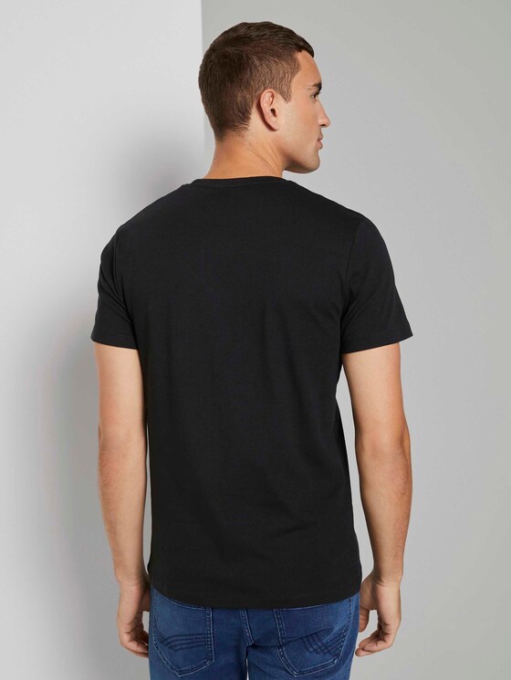 Basic T-Shirt - Männer - Black Basic T-Shirt - Männer - Black - 2 - TOM TAILOR