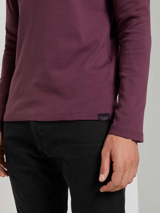 Basic Rollkragen Langarmshirt - Männer - Dusty Wildberry Red Basic Rollkragen Langarmshirt - Männer - Dusty Wildberry Red - 10 - TOM TAILOR