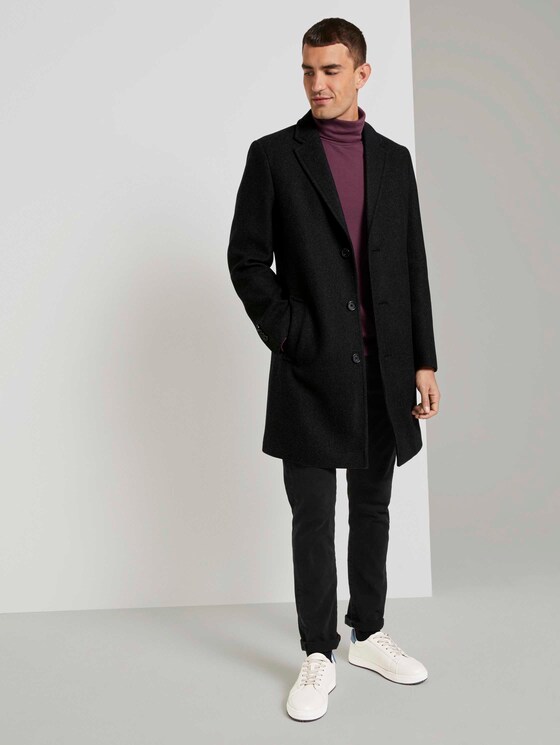 Basic Rollkragen Langarmshirt - Männer - Dusty Wildberry Red Basic Rollkragen Langarmshirt - Männer - Dusty Wildberry Red - 3 - TOM TAILOR