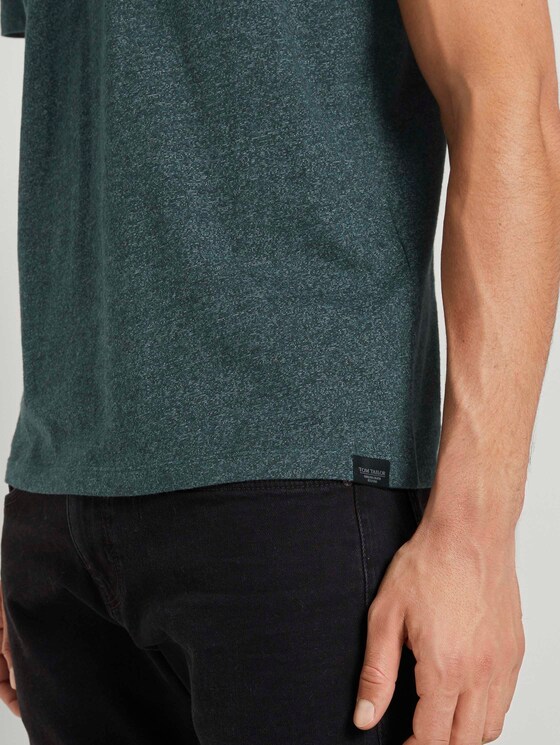 Gemustertes T-Shirt - Männer - Stroke Green Gemustertes T-Shirt - Männer - Stroke Green - 10 - TOM TAILOR