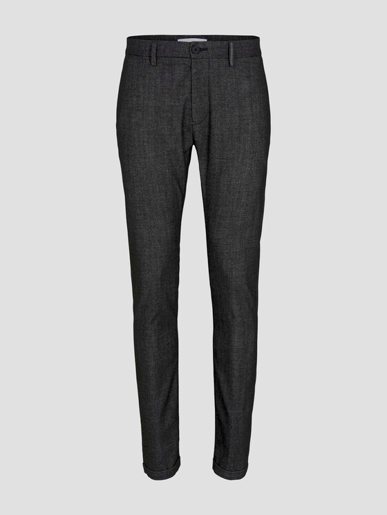Fein strukturierte Chino Hose - Männer - dark grey structure Fein strukturierte Chino Hose - Männer - dark grey structure - 7 - TOM TAILOR